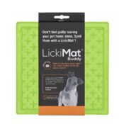 Lickimat buddy 20cm likmat voermat voerpuzzel hond kat likimat groen green