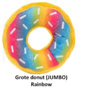 Zippypaws Zippy Paws Donuts Donutz hond Jumbo Donut Rainbow