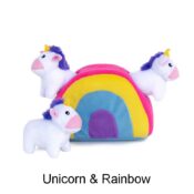 Zippypaws Zippy paws eenhoorn unicorn rainbow knuffel hond honden