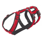 AnnyX Anny-X Safety Harnass Harness tuigje anti-ontsnappingstuig hond veiligheidstuig buitenlandse honden rood zwart