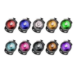 Orbiloc DOG Dual veiligheidslampje LED lampje oplaadbaar hond hondenriem halsband tuigje knipperlicht hondenlampje afbeelding