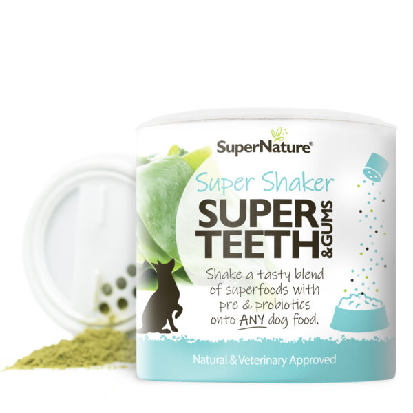 SuperNature Super Teeth Super Shaker voedingssupplement voeding supplement hond
