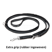Verstelbare extra grip rubber ingeweven lange riem hondenriem hondenlijn politieriem politielijn speurlijn 3 meter