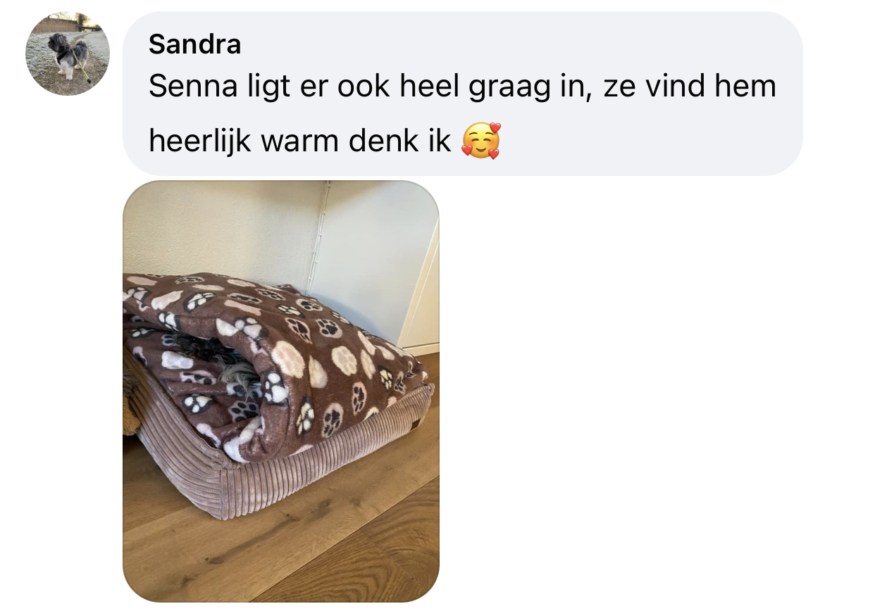 Hondenslaapzak mandala kleine hond ervaring