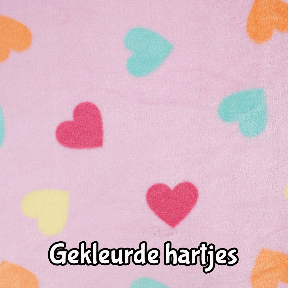Hondenslaapzak slaapzak hond gekleurde hartjes