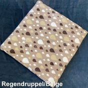 Hondenslaapzak slaapzak hond regendruppels beige