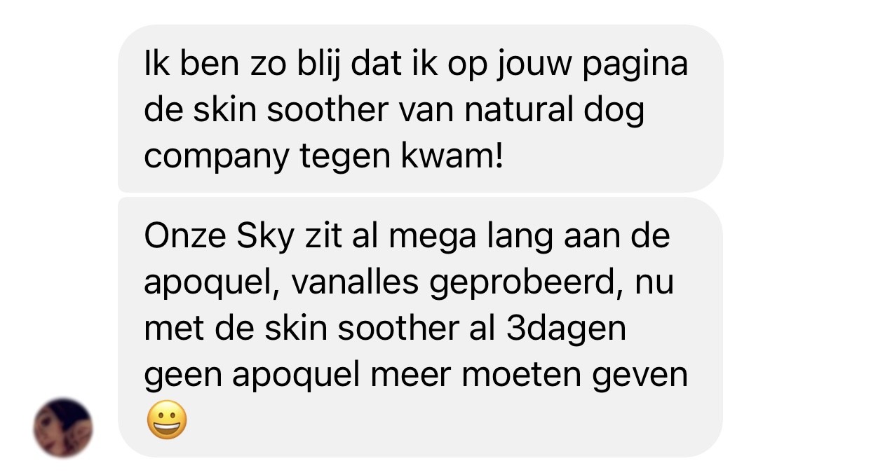 Natural dog skin soother allergieën zalf hond ervaring 