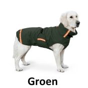 Regenjas waterdicht hond honden regen jas groen