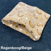 Slaapzak hond regenboog beige