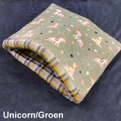 Slaapzak hond unicorn groen
