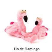 Fuzzyard Plush toy Flo de Flamingo stevige hondenknuffel knuffel speelgoed hond