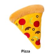 Fuzzyard Plush toy Pizza stevige hondenknuffel knuffel speelgoed hond