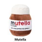 fuzzyard mutella chocoladepasta hond honden knuffel nutella