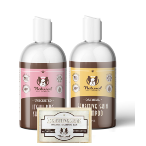 Natural Dog Company Shampoo Sensitive Skin hotspots allergieën jeuk huidproblemen hond