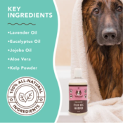 Natural Dog Company Shampoo Sensitive Skin hotspots allergieën jeuk huidproblemen hond