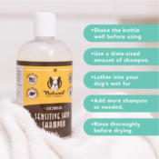 Natural Dog Company Shampoo Sensitive Skin hotspots allergieën jeuk huidproblemen hond