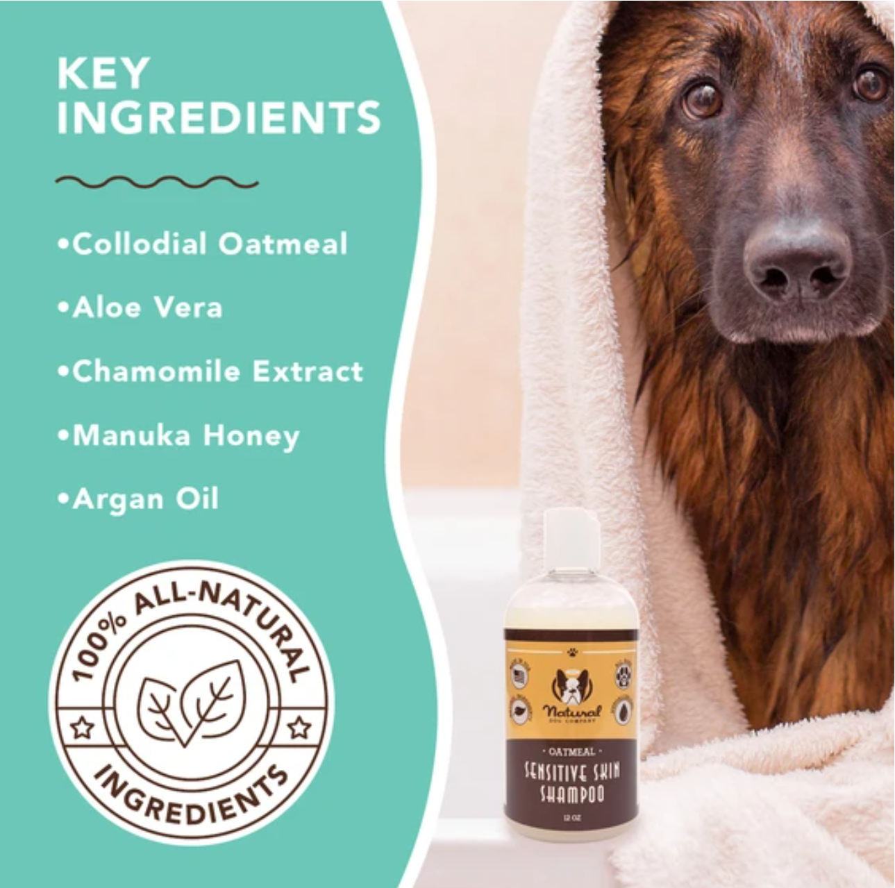 Natural Company Shampoo (Bar) - Jeuk, allergieën, honden