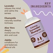 Natural dog Calming Lavendel Shampoo kalmerend hond