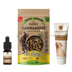 Sparrow pet cannarelax kalmerende cbd snoepjes hond