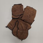 Budget handdoek hond bruin