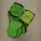 Budget handdoek hond kleur groen