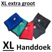 Grote XL handdoek met zakken voor de natte hond