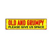 Lead old grumpy leash give space dog in training sleeve waarschuwingssleeve geel lintje