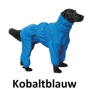 Groomcoat SuperFurDogs hondenbadjas met poten mouwen kobaltblauw