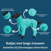 Groomcoat hond badjas met poten