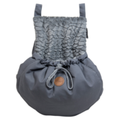 Kangoeroe Buidel Kangaroo Bag draagzak draagtas voor honden puppy grijs