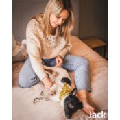 Mooie unieke hippe hondenbandana's honden bandana's online kopen type Jack