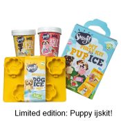 Smoofl Puppykit puppybox aardbei banaan puppy kit strawberry banana strawberry apple travelbox starterskit hondenijsjes mak