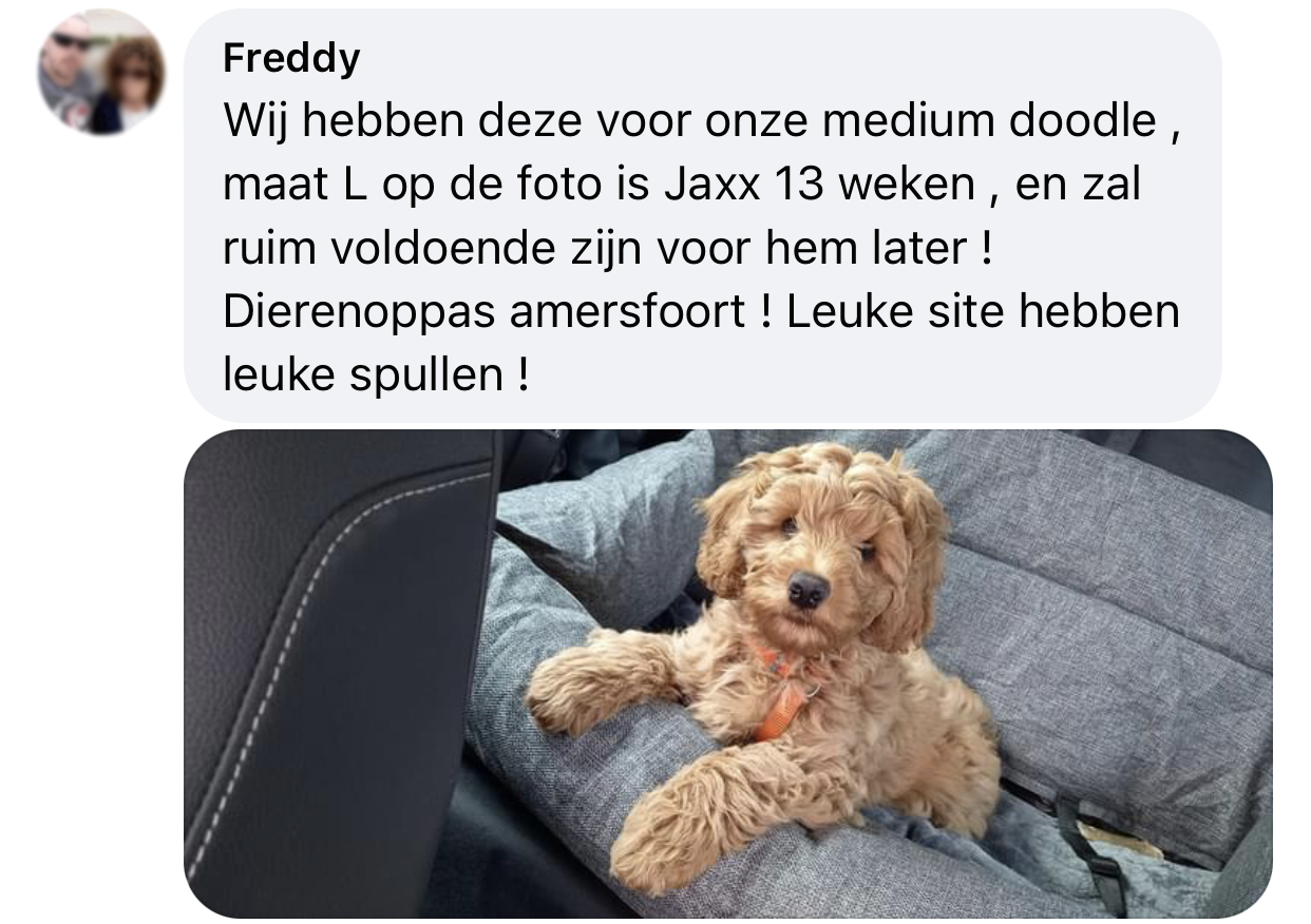 Ervaring hondenautostoel autostoel autozitje hond puppy