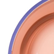 Melamine waterbak voerbak hond onderkant roze