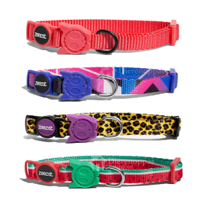 Mooie unieke ZeeCat de beste kattenhalsband halsband kat met veiligheidssluiting Quick release in allerlei kleuren en printen