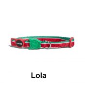 Zee.Cat collar mooie unieke kattenhalsband halsband kat met veiligheidssluiting quick release printjes patronen kleurtjes Lola