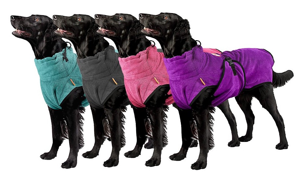 SuperFurDogs producten badjas chillcoat chilcoat hondenbadjas