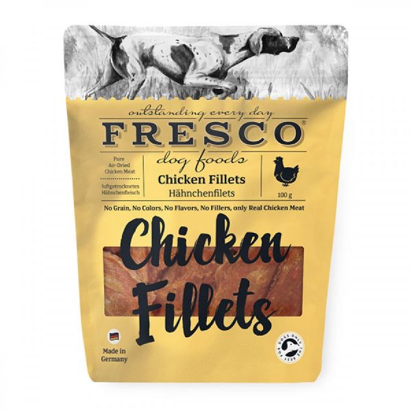 Fresco Chicken Fillets kipfilet plakjes voor honden kauwsnack snoepjes