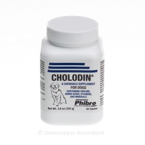 Cholodin hond bij dementie en ouderdomsklachten 50 stuks tabletten