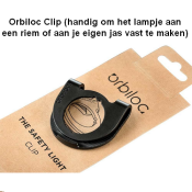 Orbiloc Clip voor aan riem of kleding Orbiloc lampje