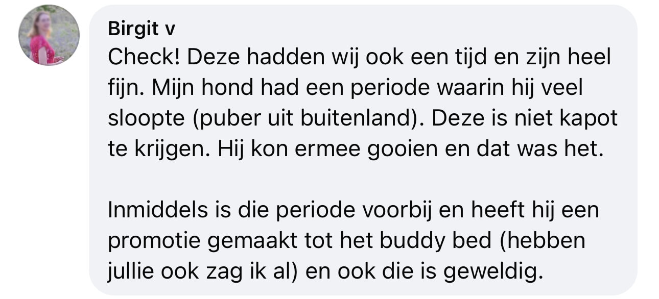 onverwoestbaar hondenkussen