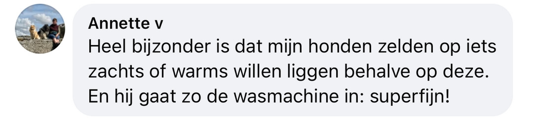 onverwoestbare hondenmand