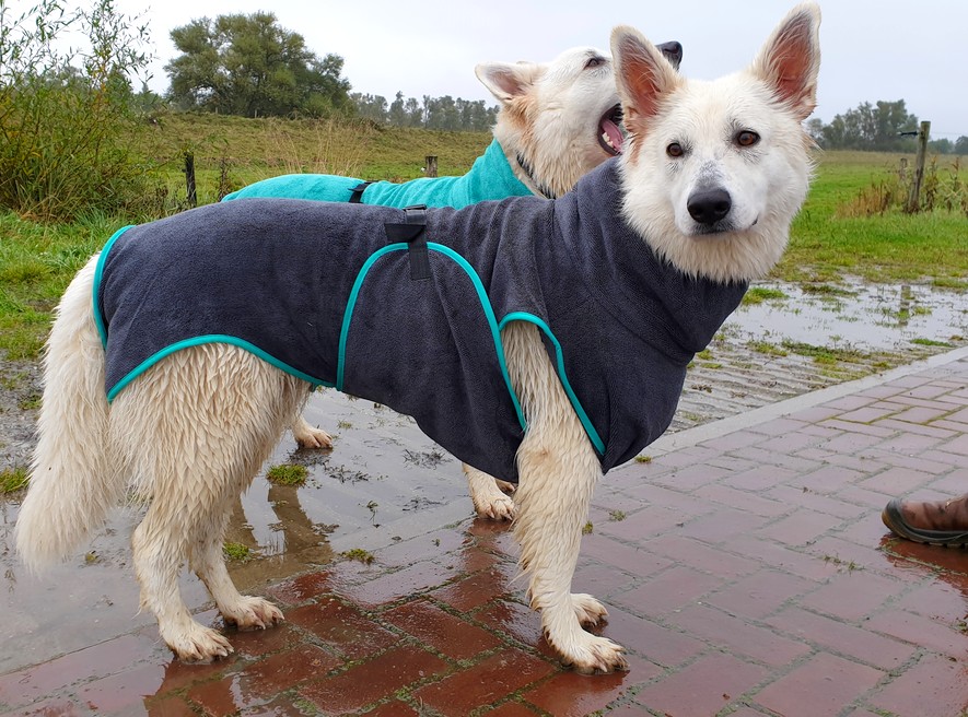Hondenbadjas voor meer warmte in de herfst en winter