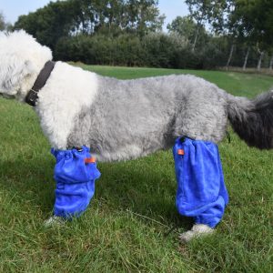 Sokken mouwen voor honden hondensokken hondenmouwen trimsalon blauw