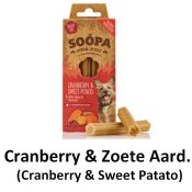 Soopa Dental sticks hond cranberry zoete aardappel