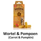 Soopa Dental sticks hond wortel pompoen