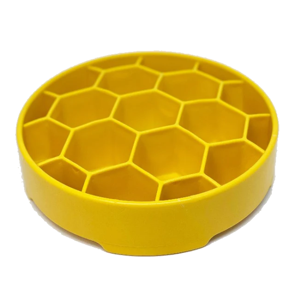 Sodapup Soda Pup Hond speelgoed honingraat honing Honeycomb Design Ebowl Slow feeder