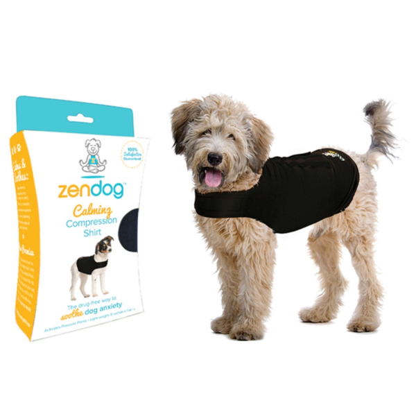 ZenDog ZenPet anti-stressvest kalmeringsvest kalmeringsshirt hond thundershirt compression inbakeren drukvest
