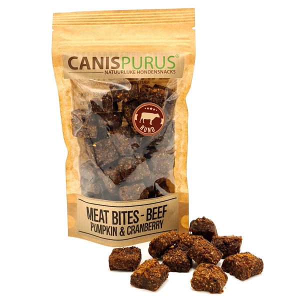 Meat bites vlees pompoen cranberry canis purus