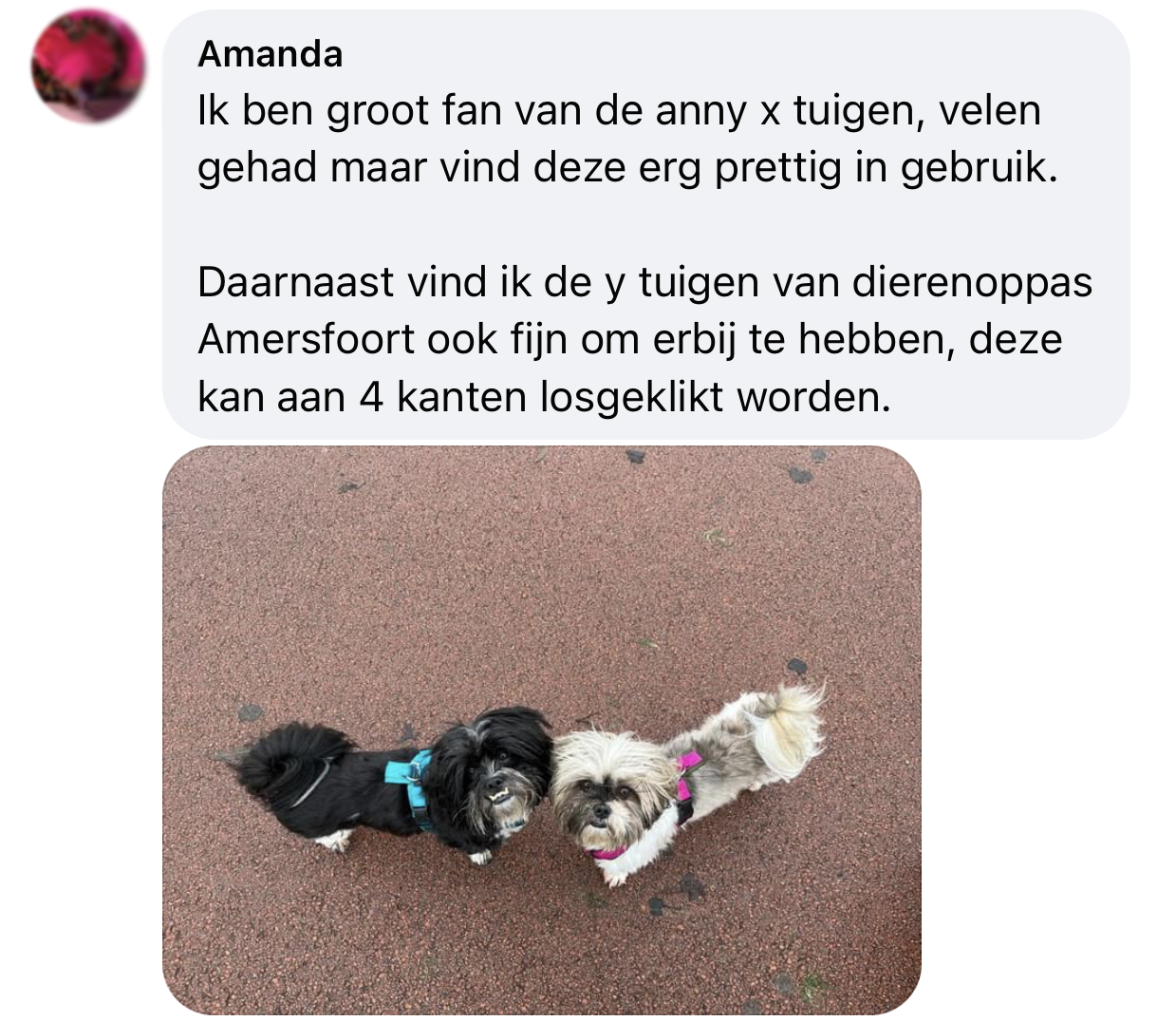 Ervaring AnnyX tuig of Dog Copenhagen tuigje boomertjes boomer hondje